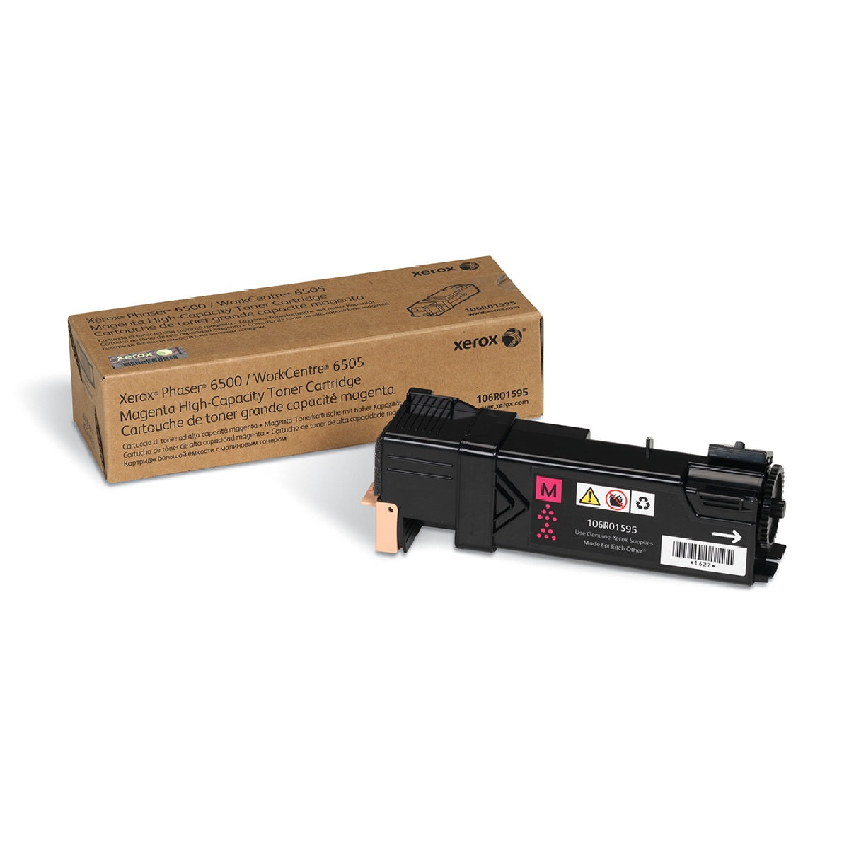 Xerox 106R01595 Phaser 6500/ WorkCentre 6505 Magenta High Capacity Toner Cartridge (2,500 Pages)