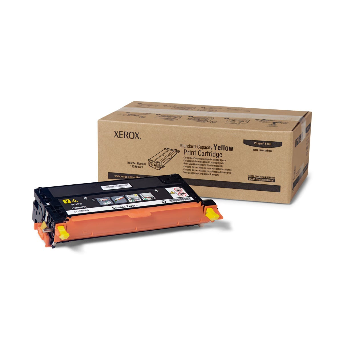Xerox 113R00721 Yellow Toner Cartridge