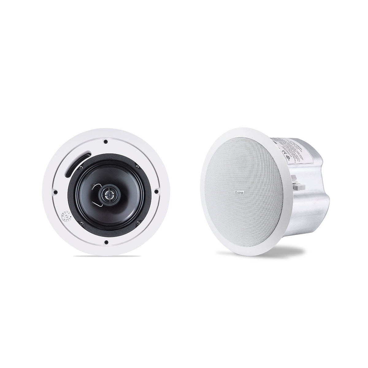 Extron 42-070-03 Two Way Ceiling Speakers with 8 Inch Back Can and 70 100 V Transformer