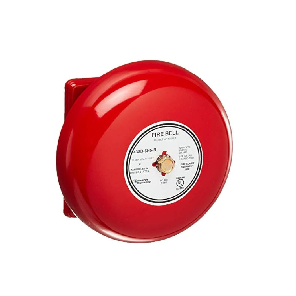 Edwards 438D-6N5-R 6" Fire Alarm Vibrating Bell