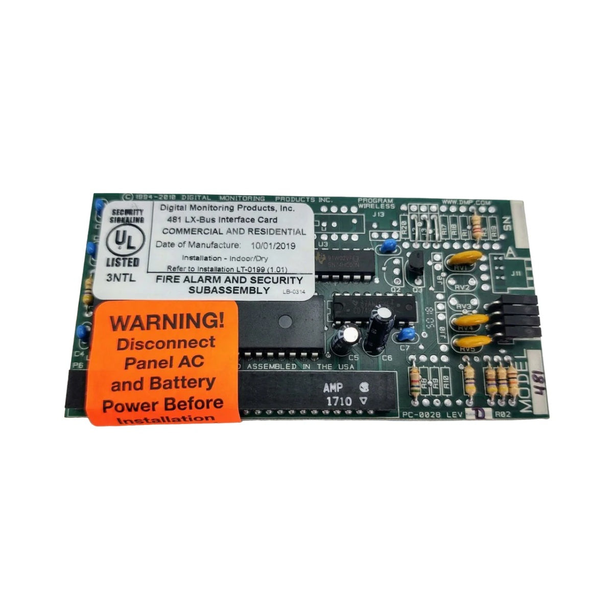 DMP 481 Zone Expansion Module Interface Card