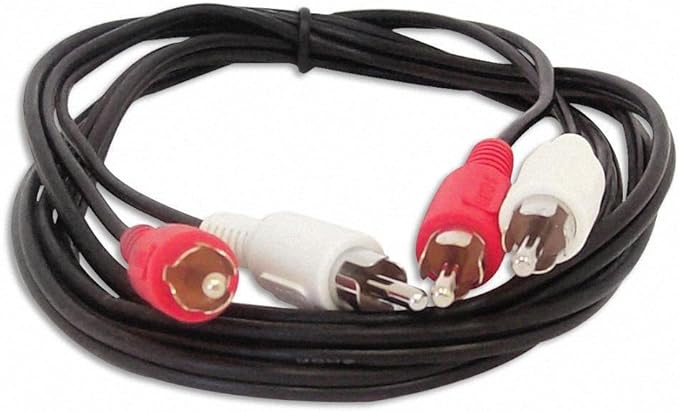 RCA Audio Red/White Cable 2 Male to 2 Male 6 Foot