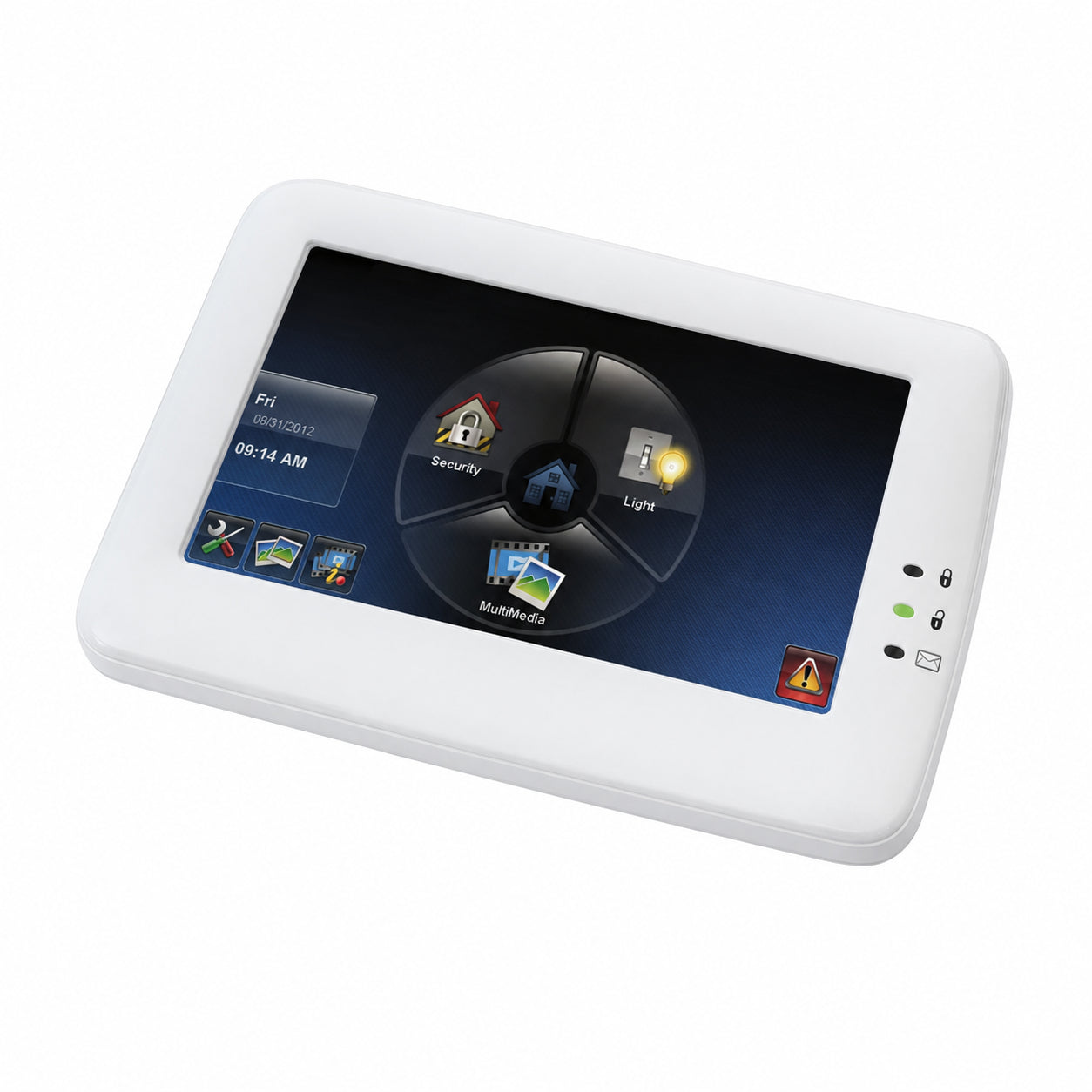Honeywell Ademco 6280WADT Color Touch-Screen Keypad w/ Voice, White