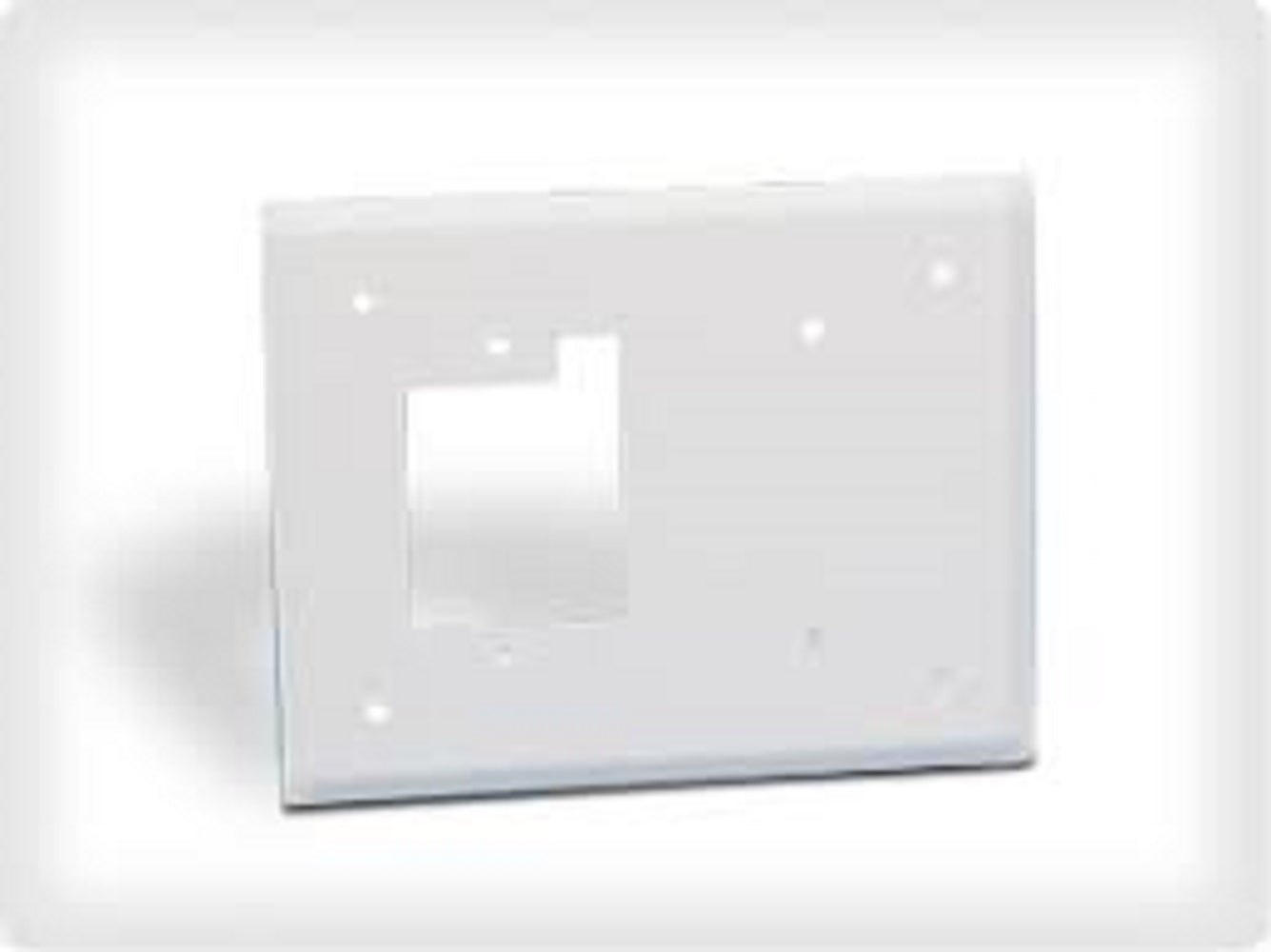 DMP 694-W Metal White Wall Plate