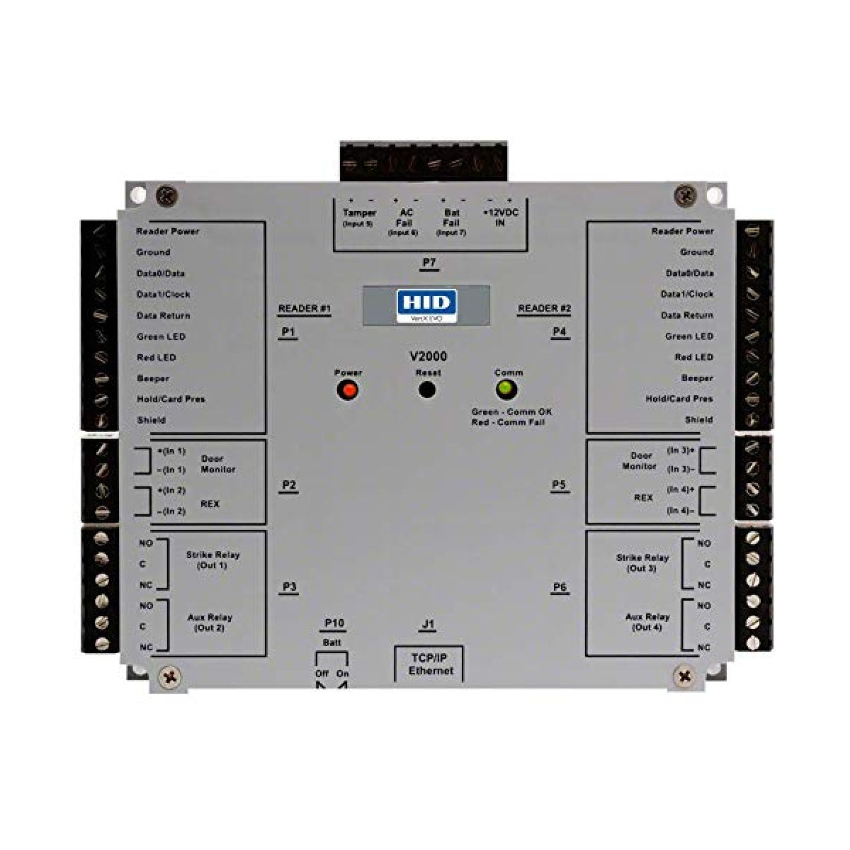 HID 72000BEP0N01A Networked Access Control Panel / Controller.