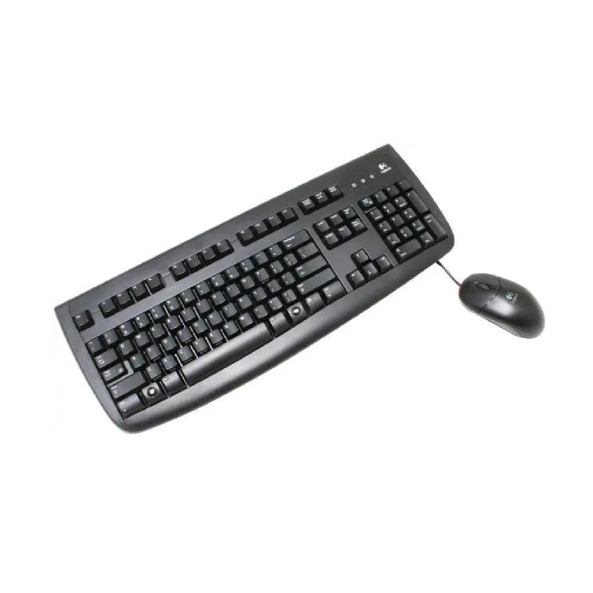 Logitech 967973-0403 Black 104 Normal Keys PS/2 Standard Deluxe 250 Desktop