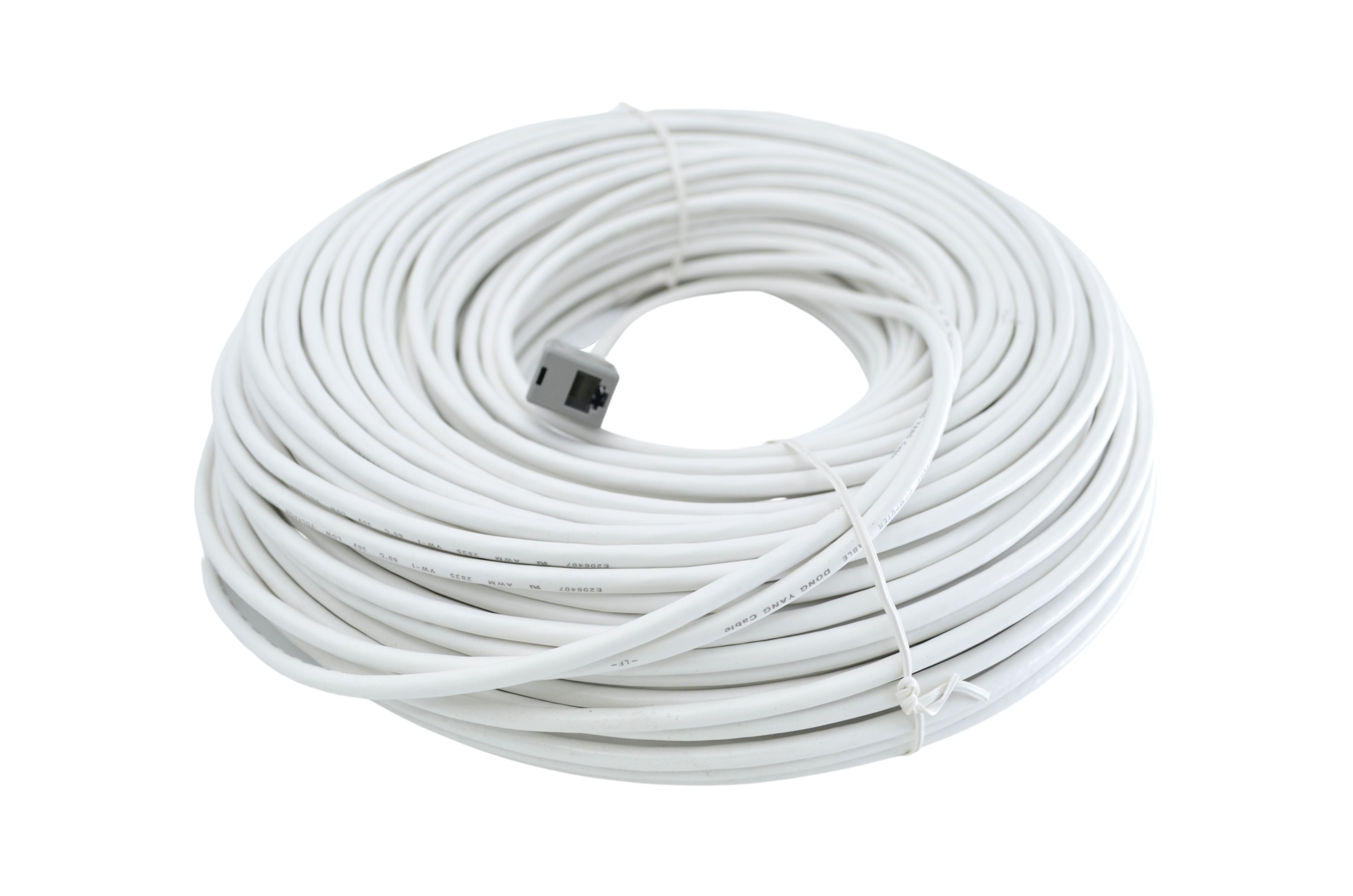 Dong Yang A-A90C 300-Foot Computer Cable Wire White (E206407)