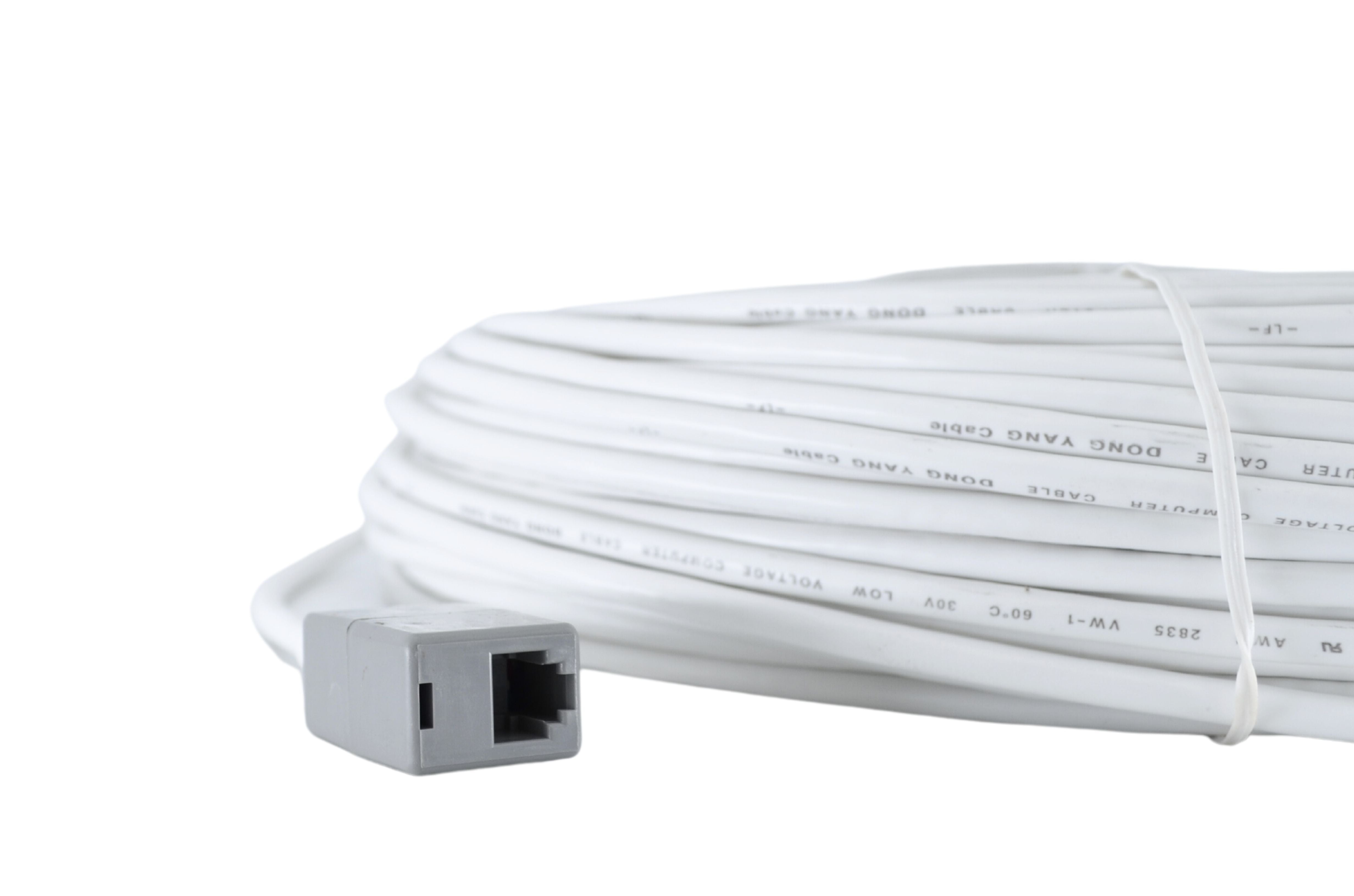 Dong Yang A-A90C 300-Foot Computer Cable Wire White (E206407)