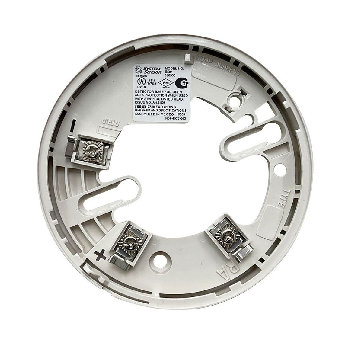 System Sensor B501 Smoke Detector Base