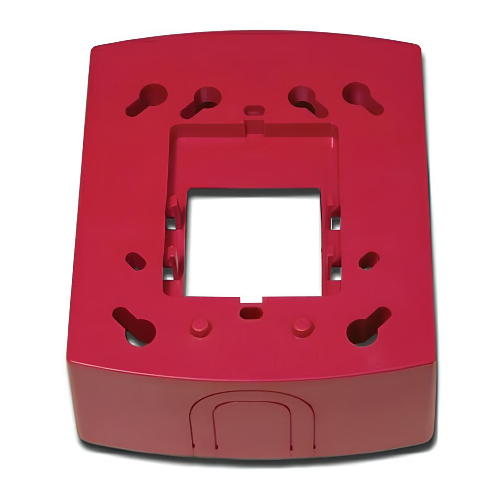 System Sensor BBS-2 SpectrAlert Advance Alarm Wall Mount Back Box Skirt, Red