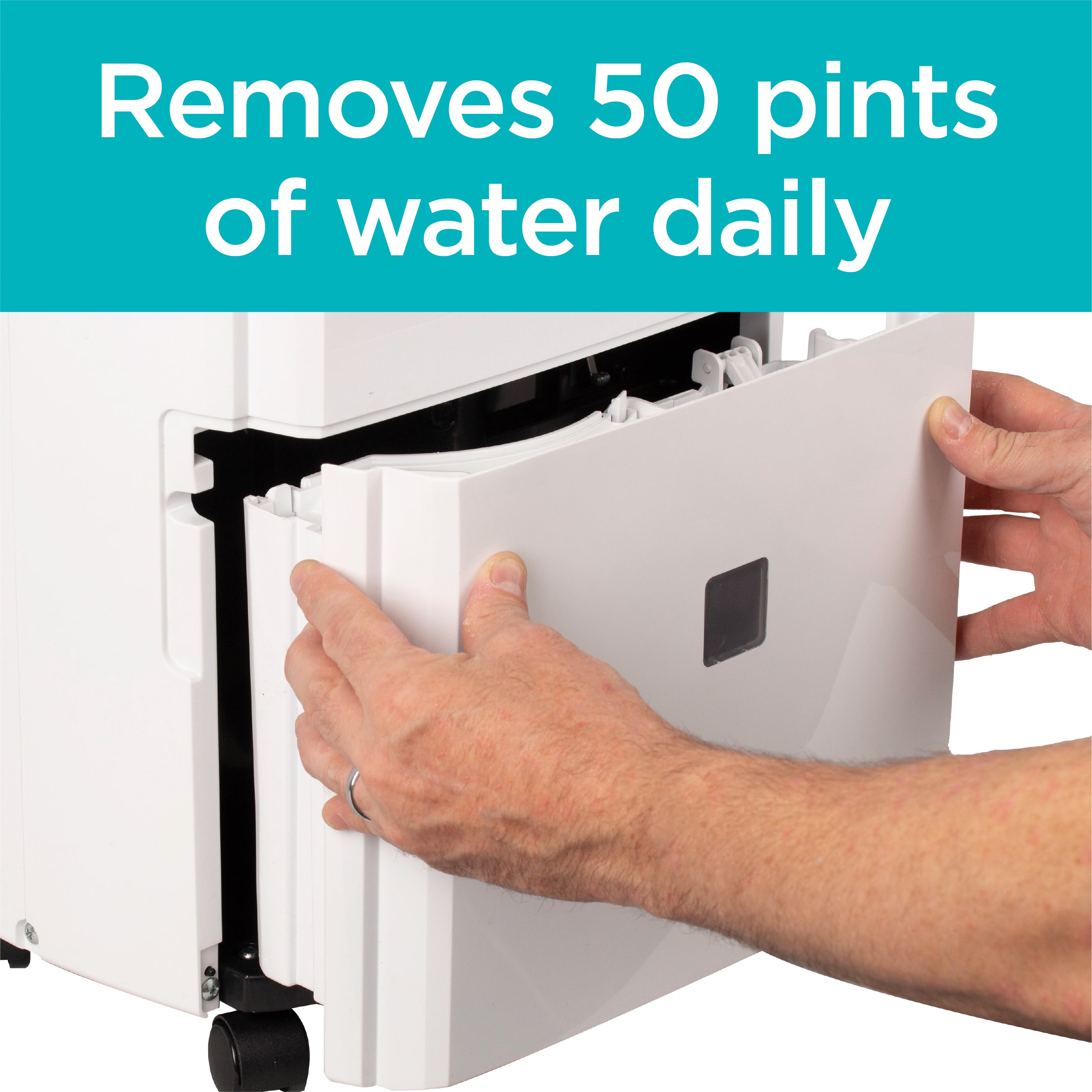 BLACK+DECKER BDT50PWTB 50-Pint 4500 Sq. Ft. Portable Dehumidifier with Built-in Pump