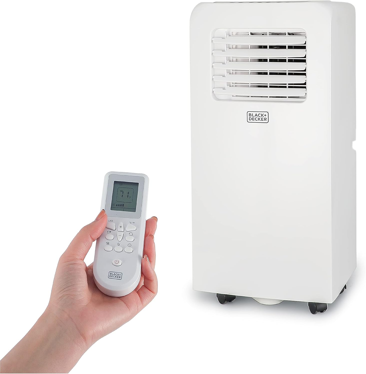 BLACK+DECKER BP05PWA 5,000 BTU Portable Air Conditioner with remote control