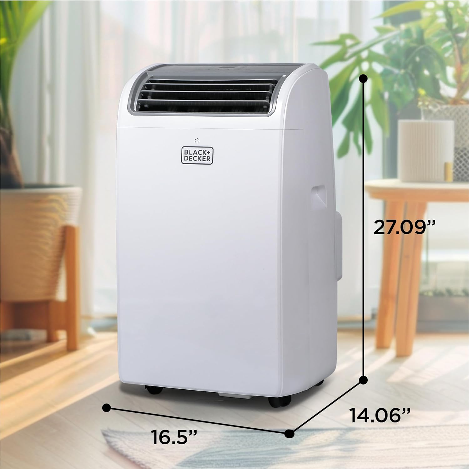 BLACK+DECKER 7,700 BTU SACC / 14,000 BTU ASHRAE Portable Air Conditioner