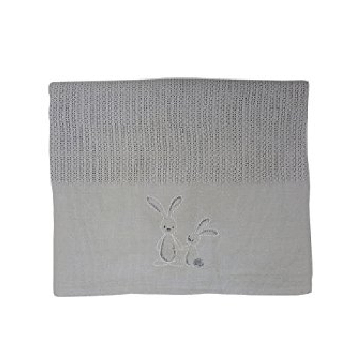 Babysense BYSE-CELLBLANKET-GREY Baby Cellular Blanket, Grey