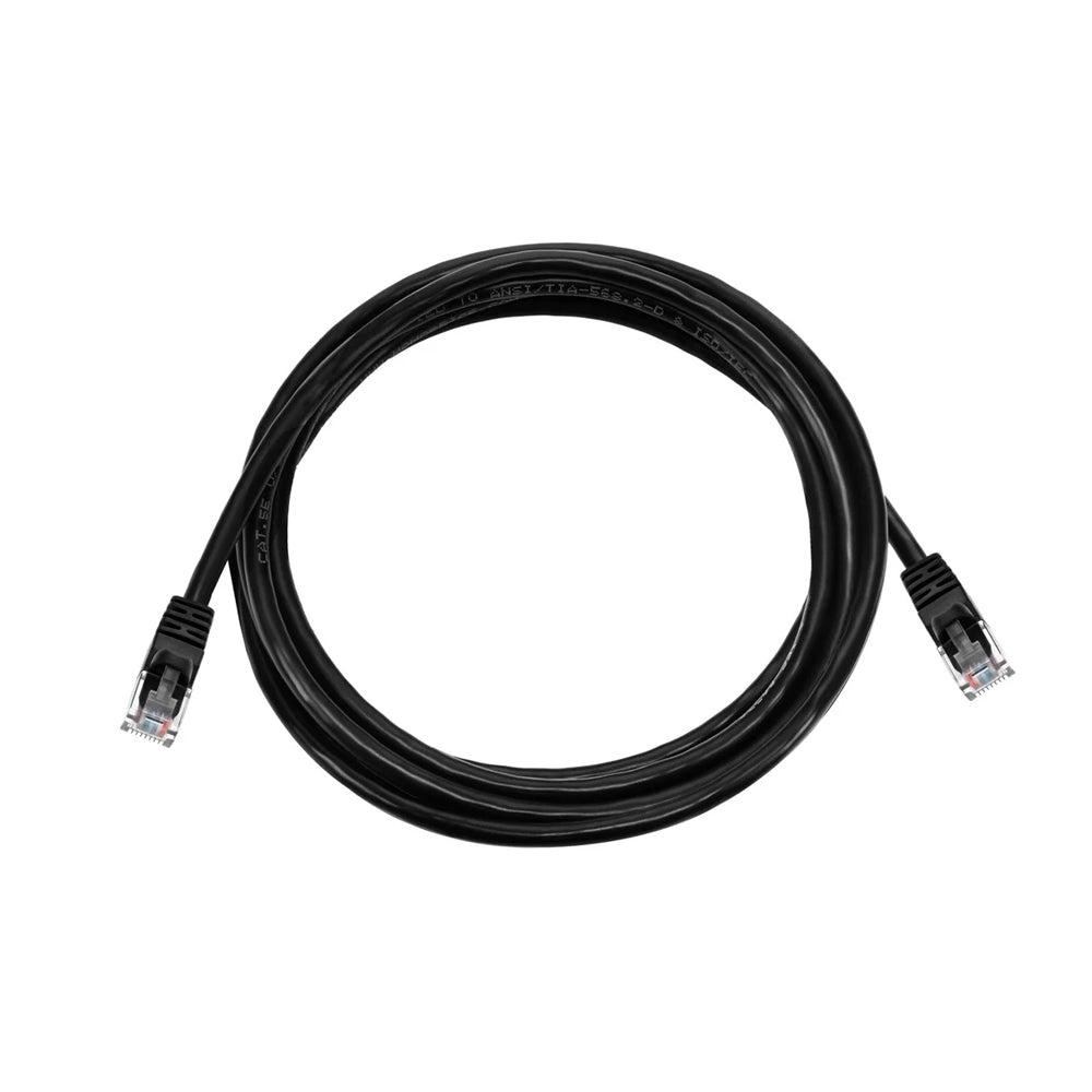 CAT5E-10FT-BK-PK50 Snagless RJ45 10 FT Black Ethernet Patch Cable, Pack of 50