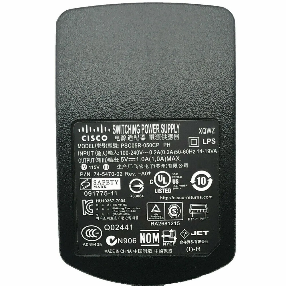 Cisco 7925G Power Supply For North America