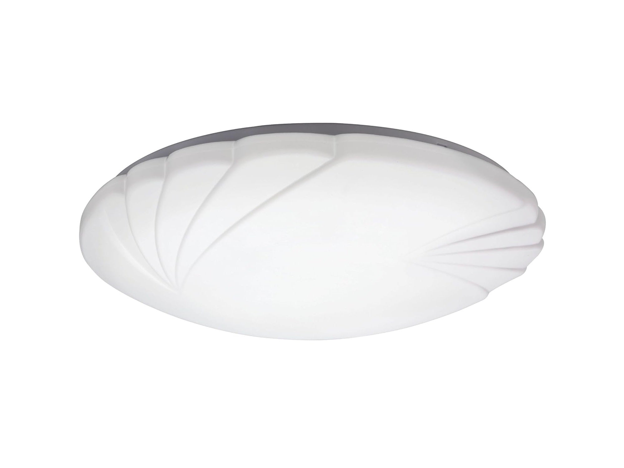 Lithonia Lighting 10512 M4 Crenelle 14" White Fluorescent Flush Mount Ceiling Light