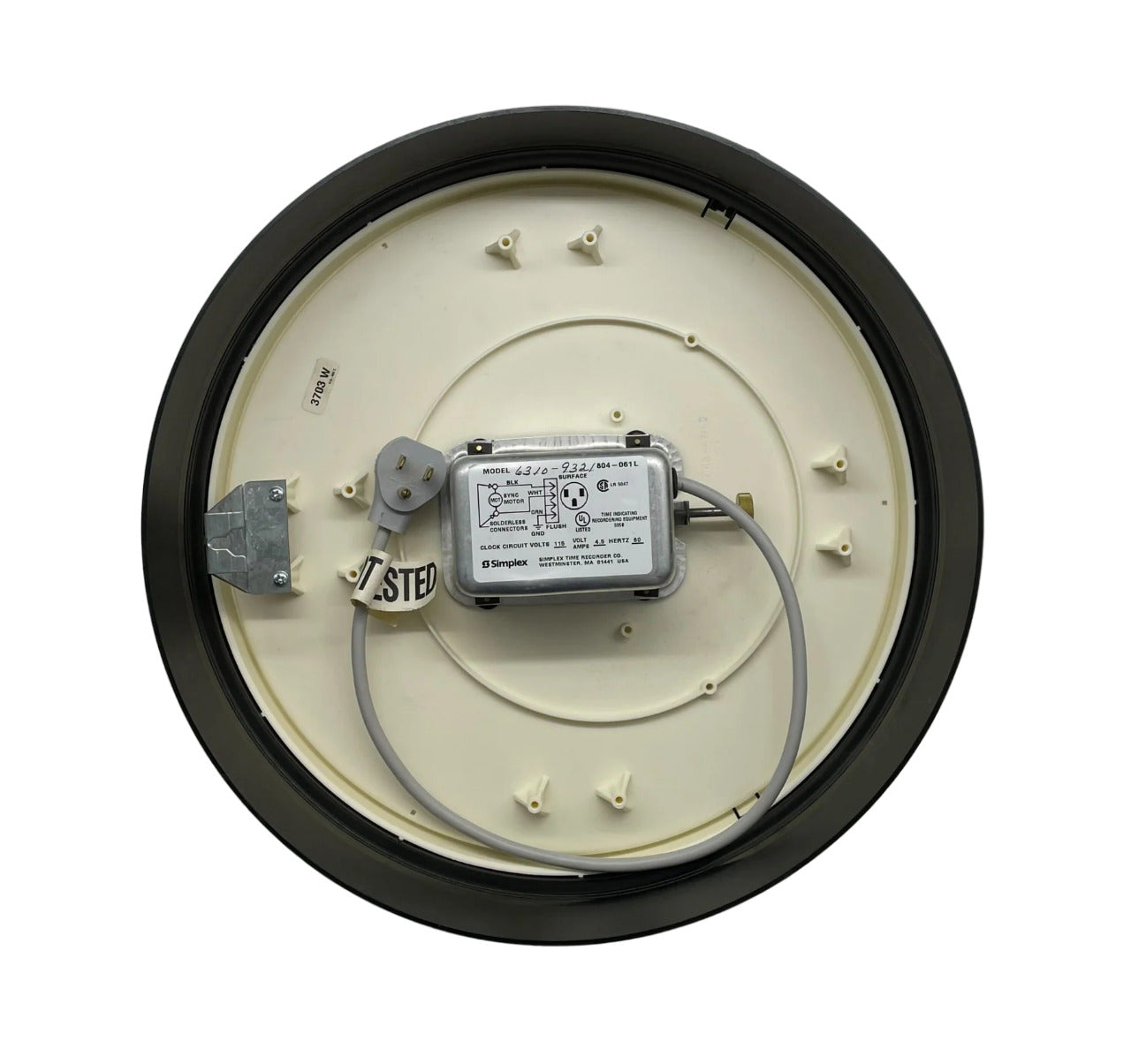 Simplex 6310-9321 Electric Synchronous Clock