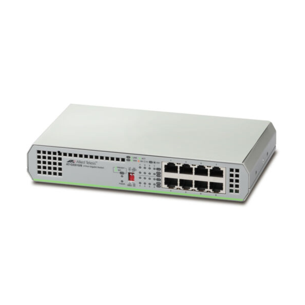 Allied Telesis Centercom 990-004857-10 AT-GS910/8-10 Ethernet Switch (8-Ports)