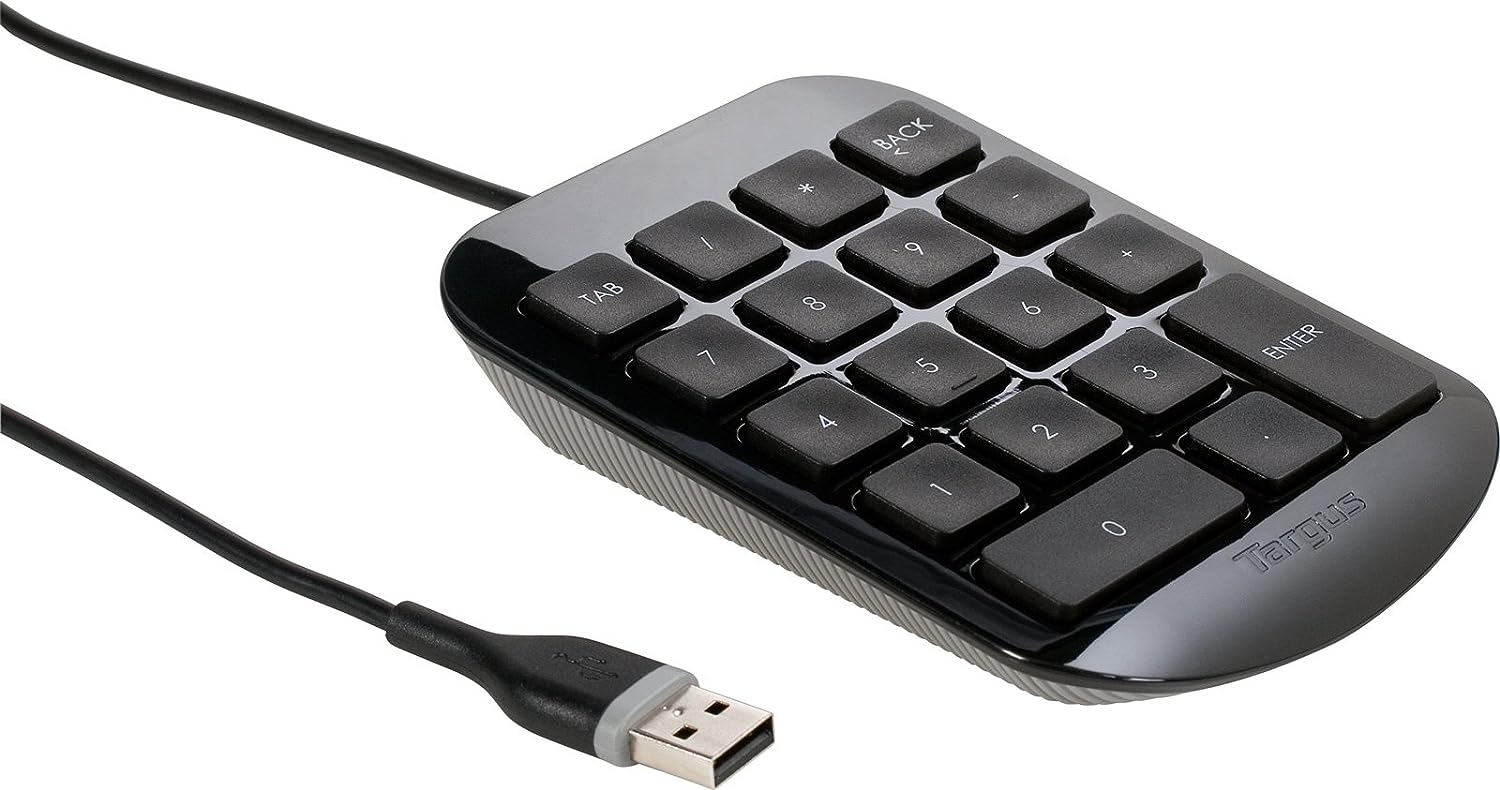 Targus AKP10US Portable USB Numeric Keypad, Plug and Play