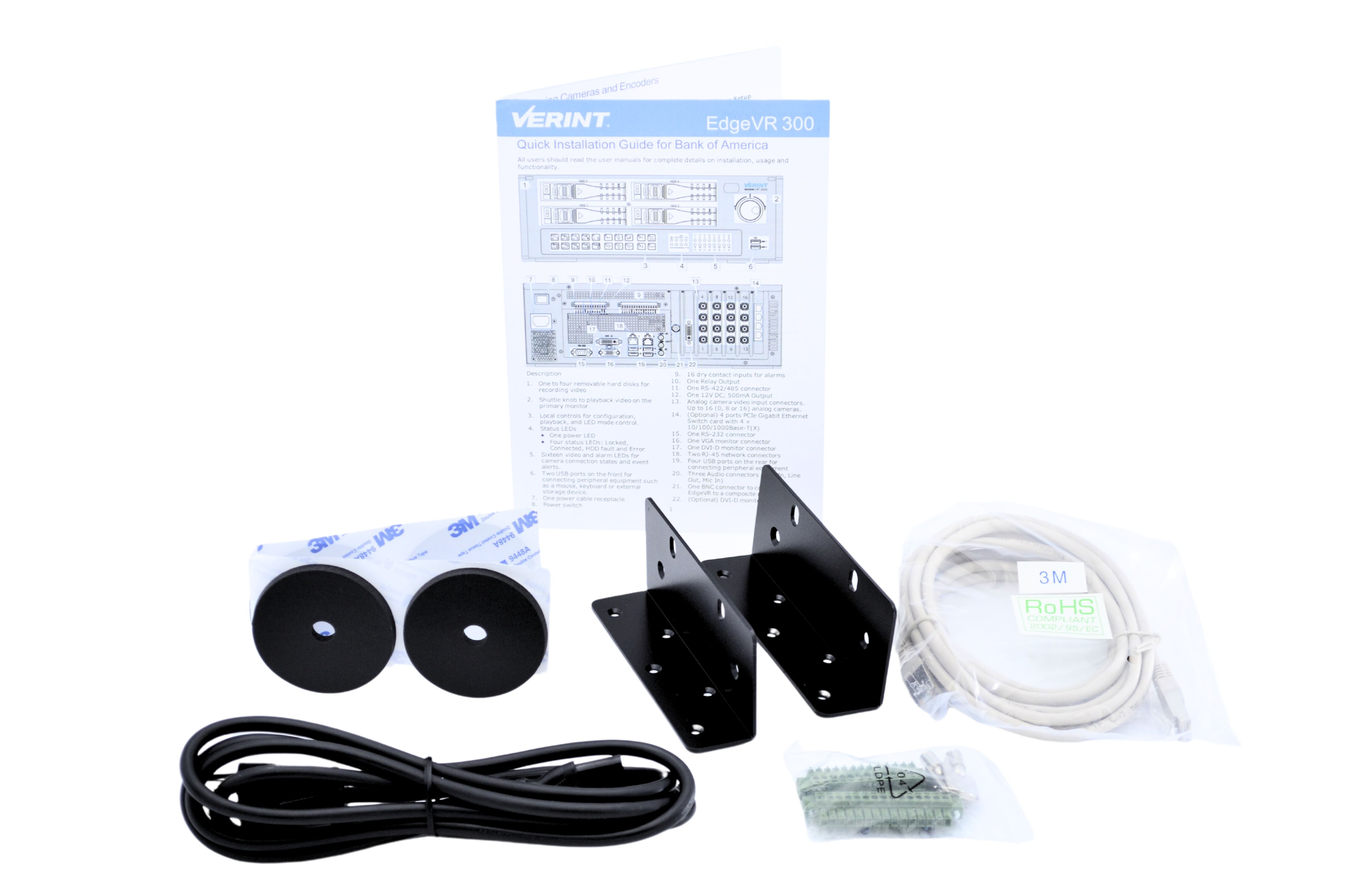 Verint BA-16-12R5 EdgeVR 300 Surveillance Network Video Recorder