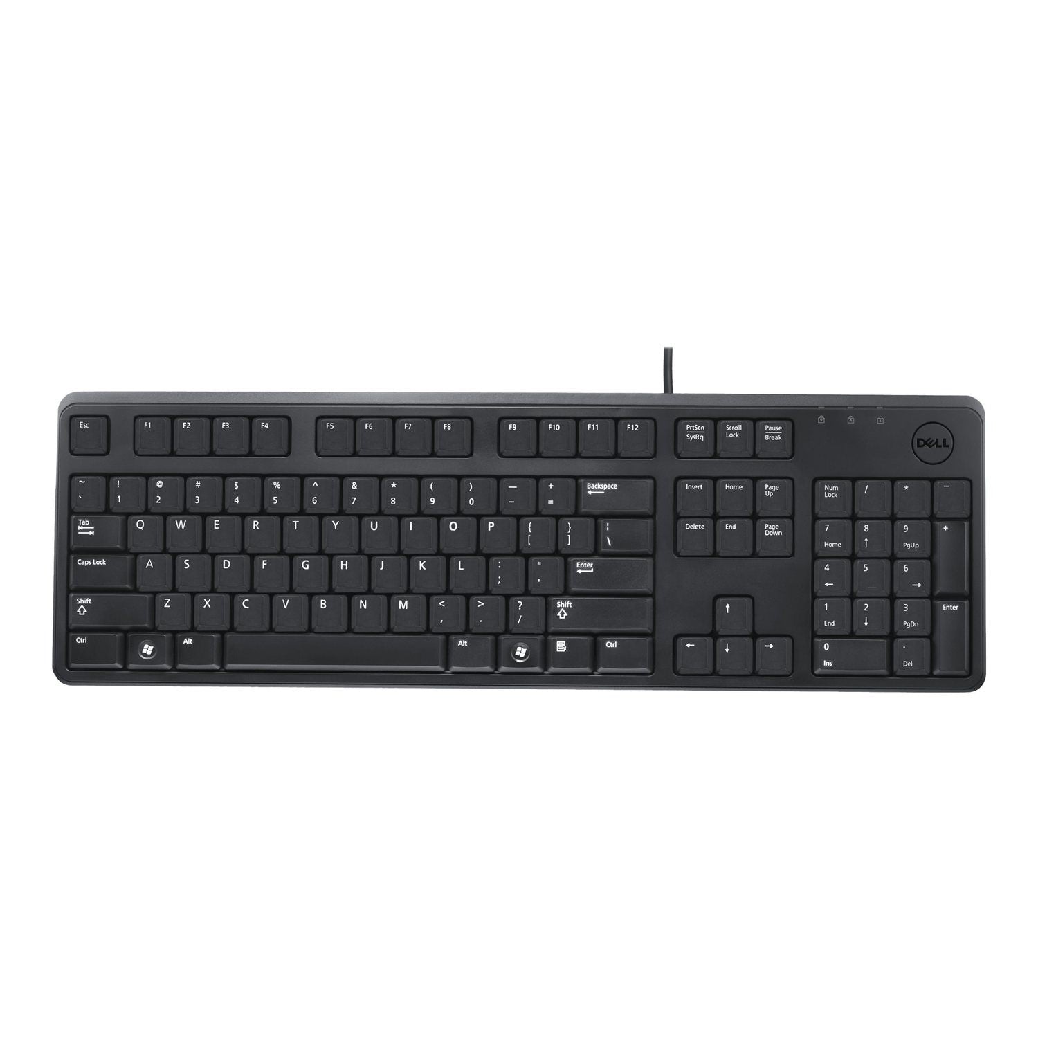 Dell KB212-B Black 104 Normal Keys USB Wired Ergonomic Keyboard