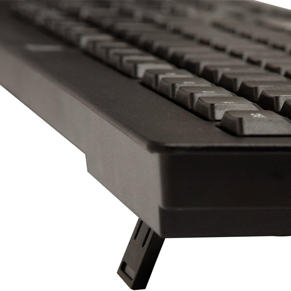 V7 KC0A1-4N6P Keyboard Wired Standard Keyboard, Black