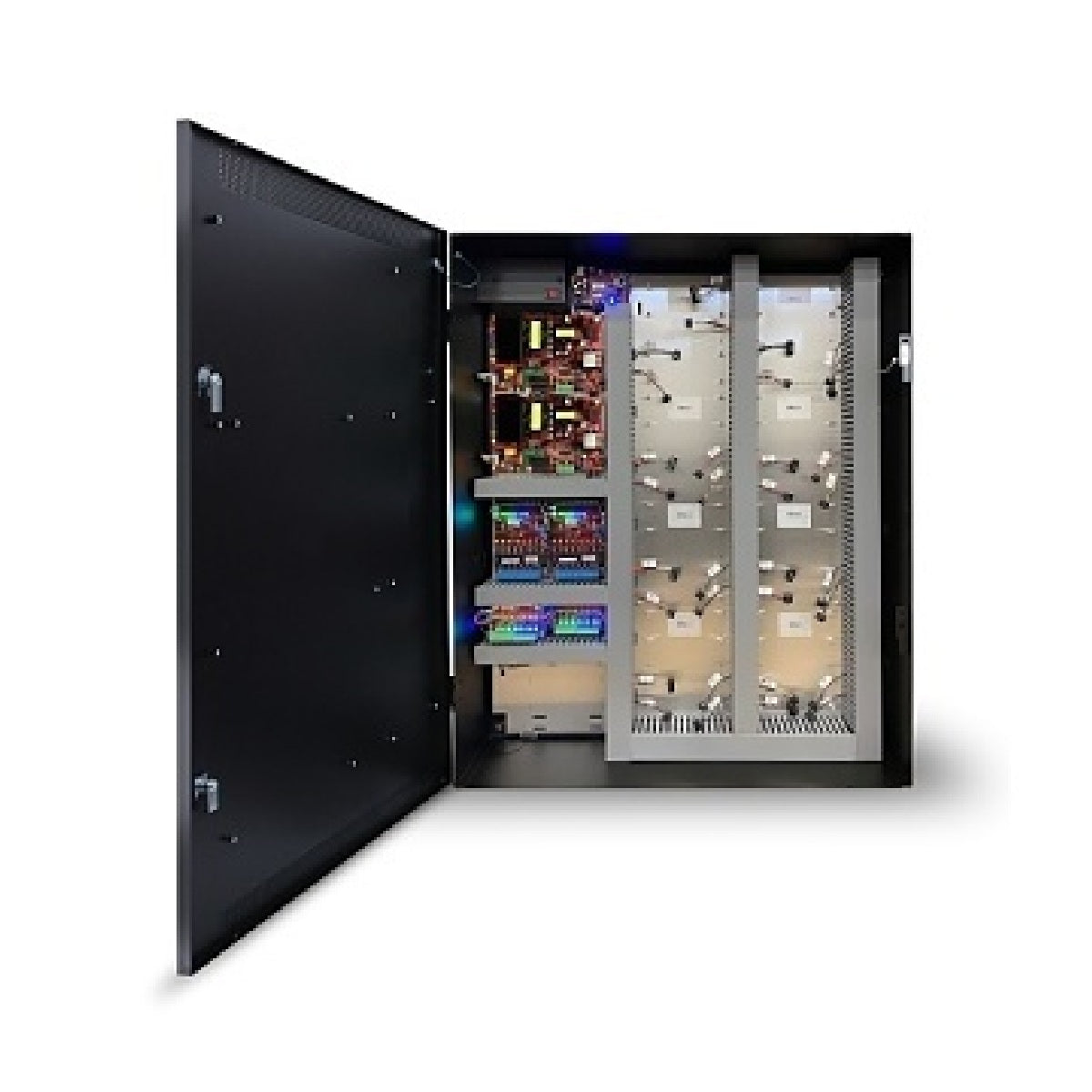 LifeSafety Power LSP-4DR-E4MWTA 4-Door Dual Voltage E4M Wired Tie Wrap