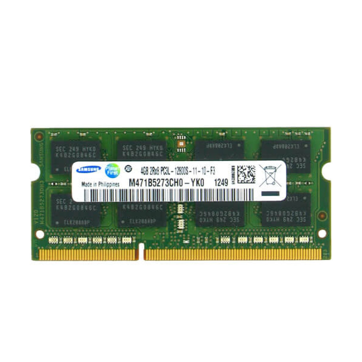 Samsung M471B5273CH0-YK0-RAM 8GB (2x4GB) PC3-12800 DDR3 Laptop Memory Ram