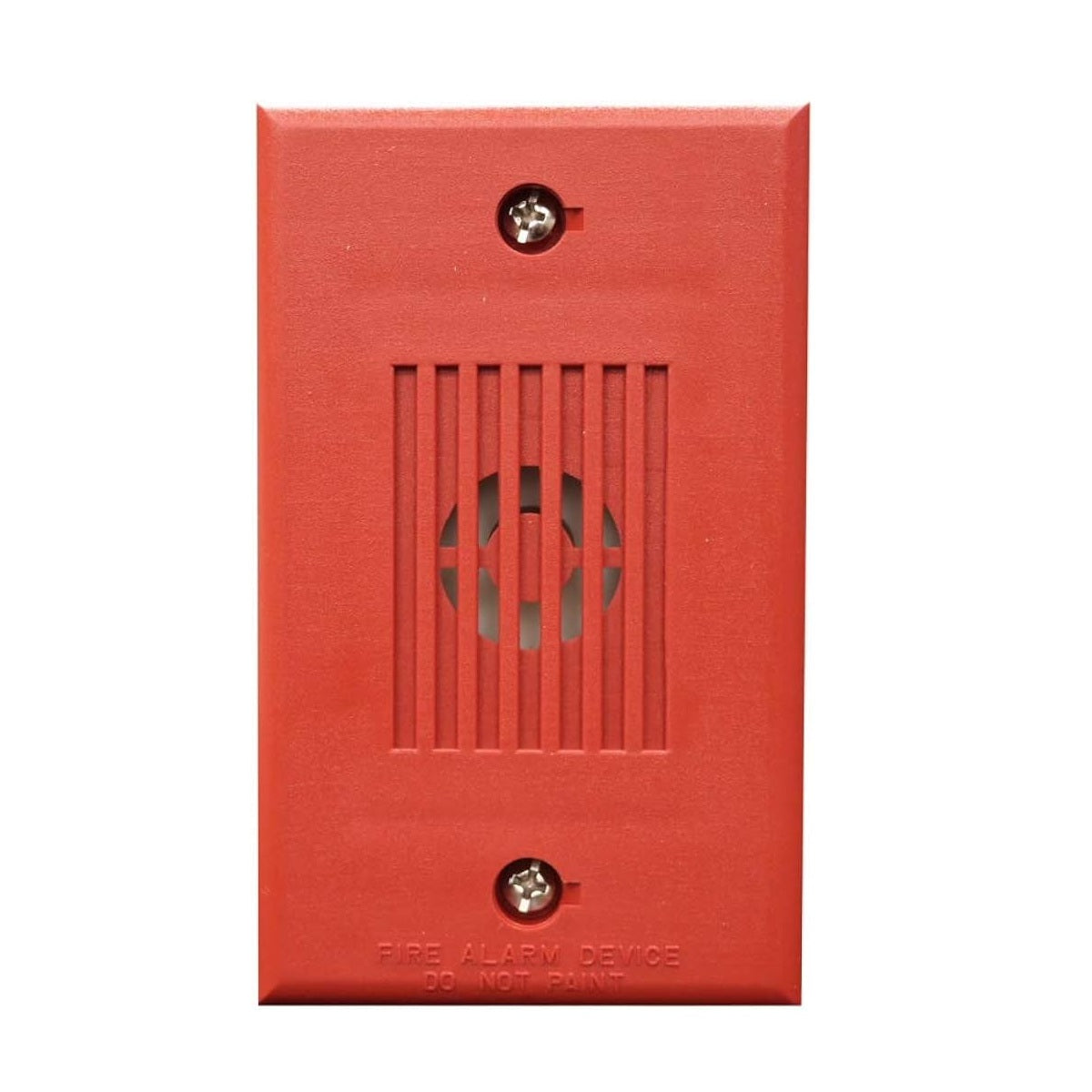 Cooper Wheelock, Eaton Wheelock, MIZ-24S-R, Mini-Horn, Red, Sync, Built-in, Temporal, 24VDC