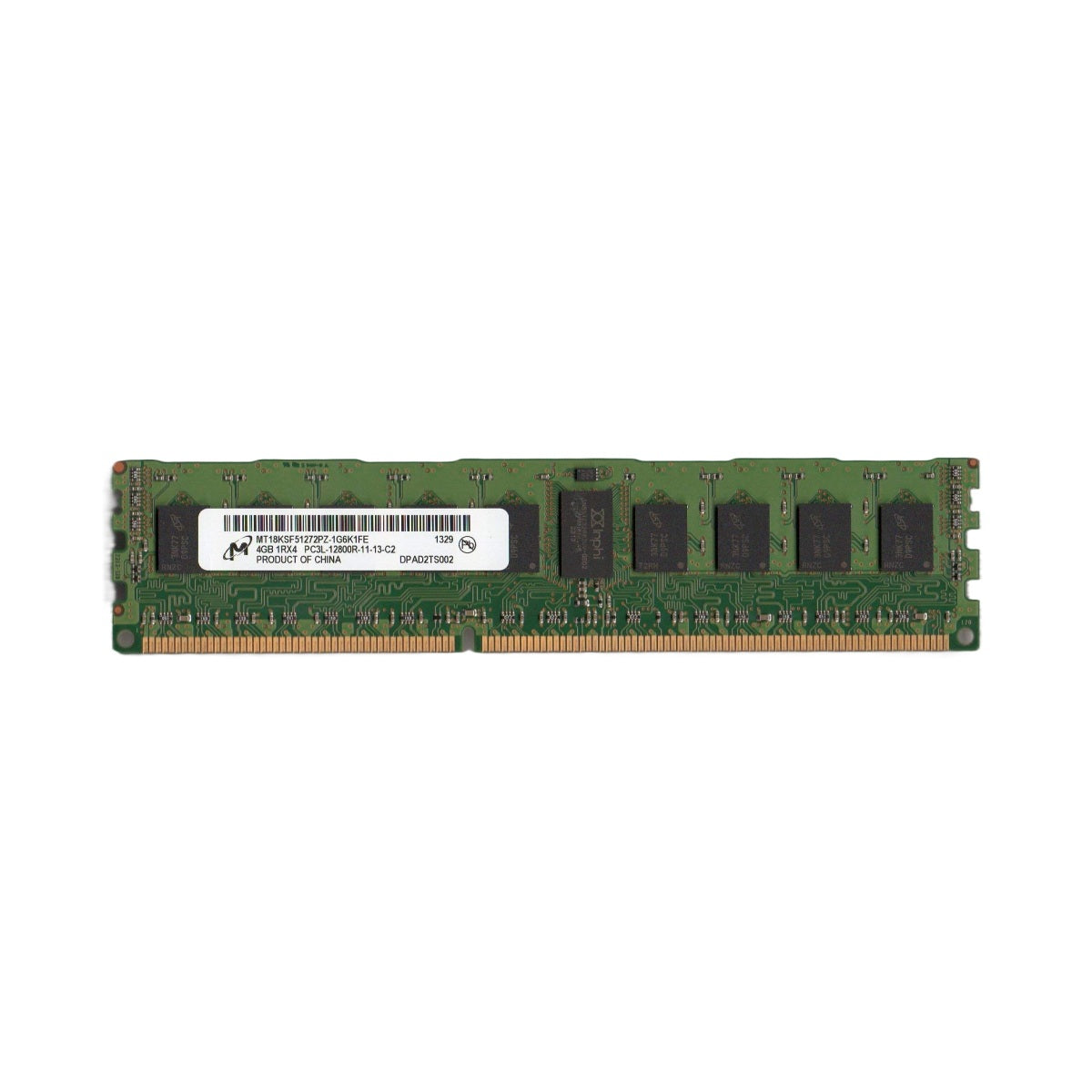 Micron MT18KSF51272PZ-1G6K1FE-PK12 8GB 2x4GB PC3-12800 DDR3-1600 SERVER Memory (Pack of 12)