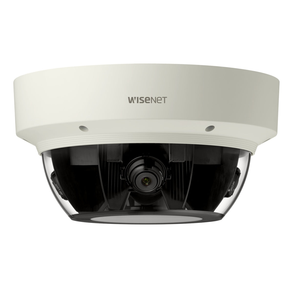 Hanwha Techwin PNM-9000VQ 8 MP (2mp x 4 Sensors) 2.8mm H.265 Multi-Directional IP Dome Camera RJ45 Connection.