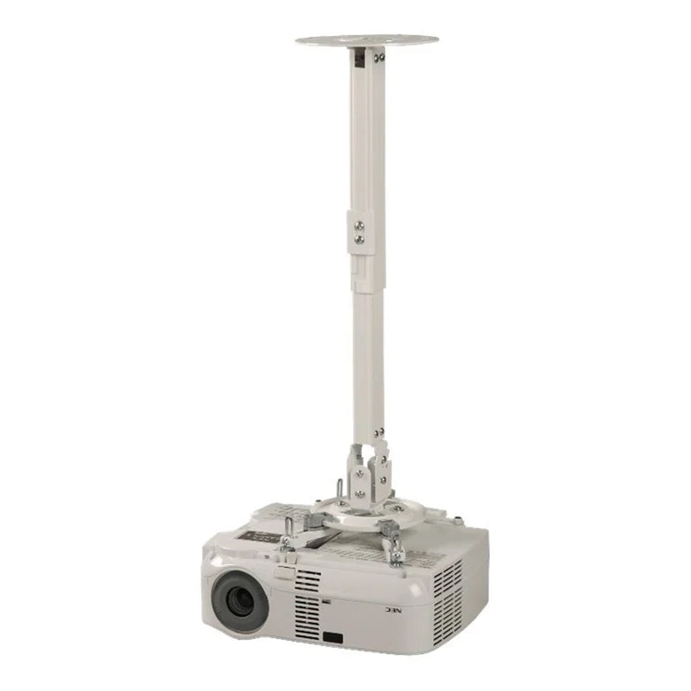 Peerless PARAMOUNT Ceiling/Wall Projector Mount with Adjustable Extension, Mounting Kit, Tilt & Swivel, White