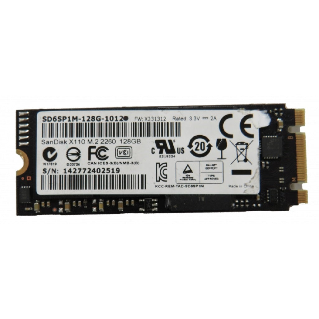 Sandisk SD6SP1M-128G-1012 X110 128GB 2260 M.2 Solid State Drive