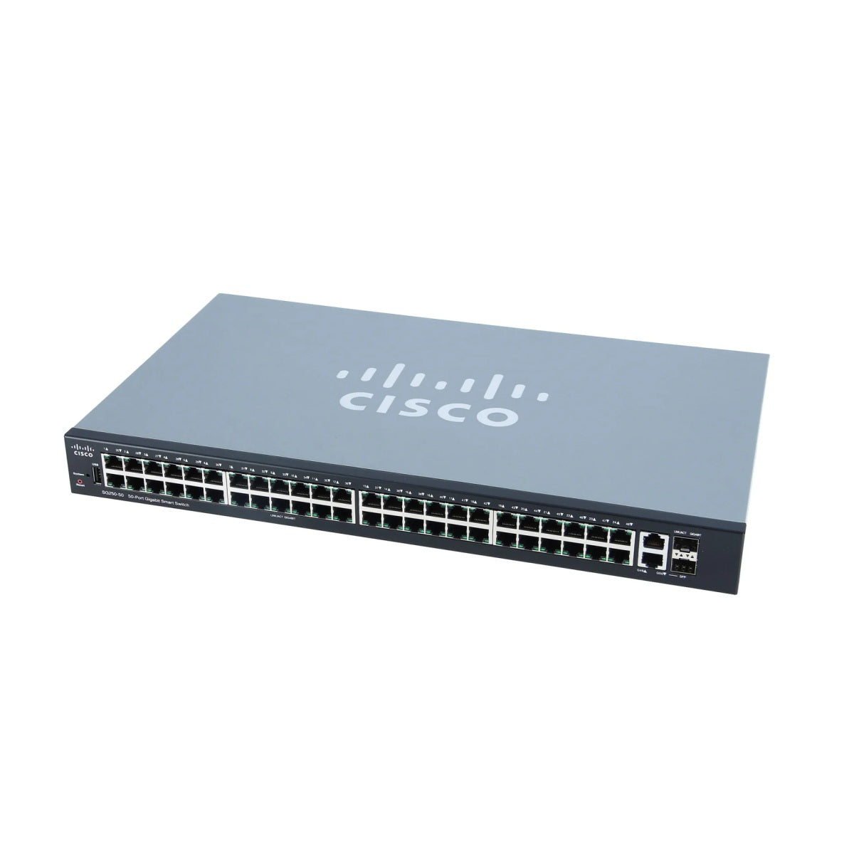 Cisco SG250-50-K9-ESW V01 50 Port Gigabit PoE Fully Managed Network Ethernet Smart Switch