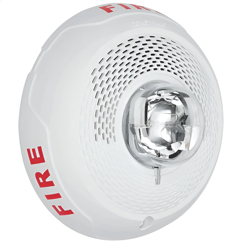 System Sensor SPSCWL-BP10 Speaker-Strobe, Ceiling Mount, Multi-Candela15, White, 10 Pack