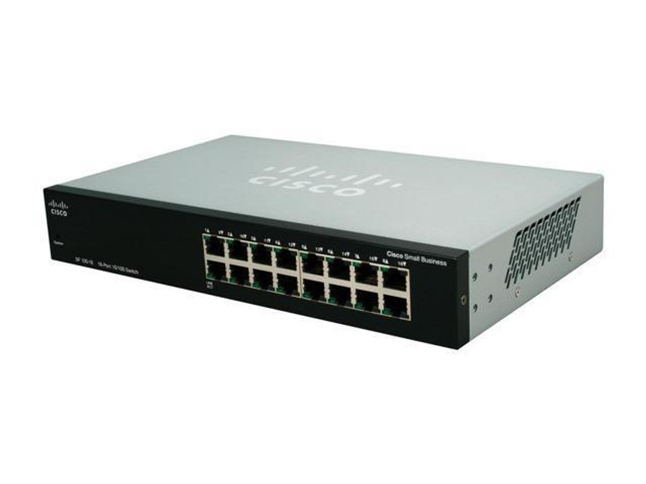 Cisco SR216T-NA SF 100-16 Small Business Unmanaged Ethernet Switch