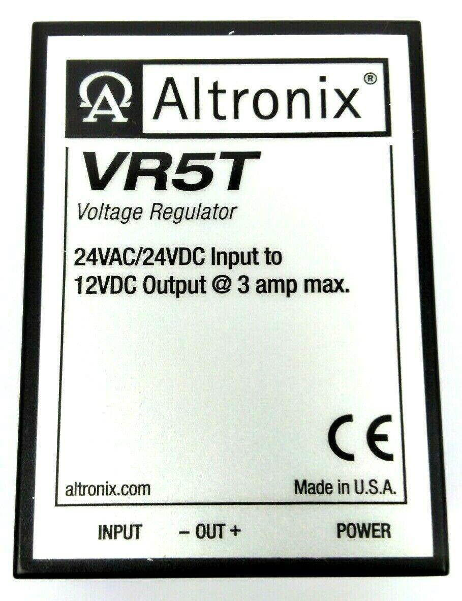 Altronix VR5T Voltage Regulator Module 12VDC 3 Amp