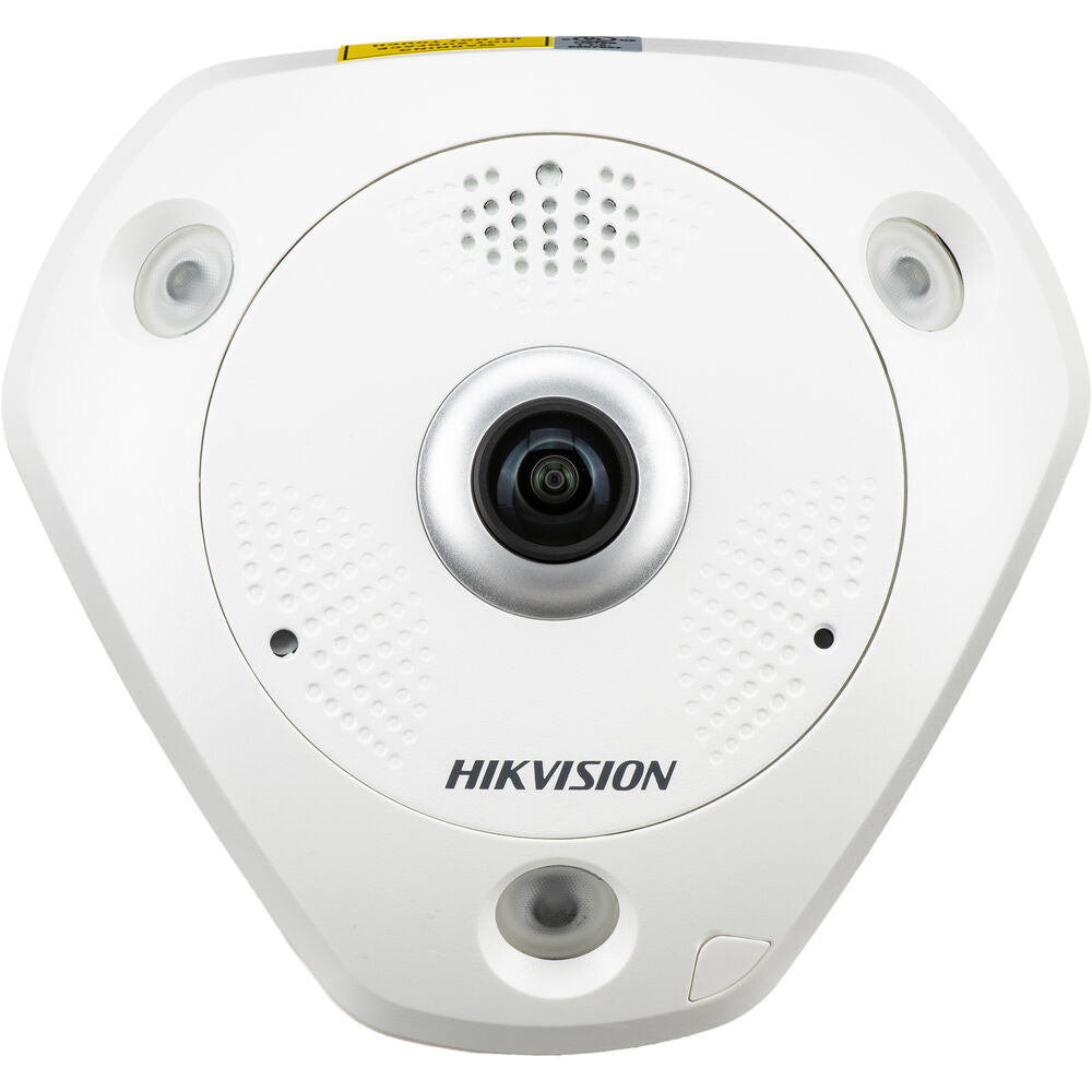 Hikvision DS-2CD6365G0E-IS 1.27mm 6MP Network Fisheye Camera, Night Vision, Heater