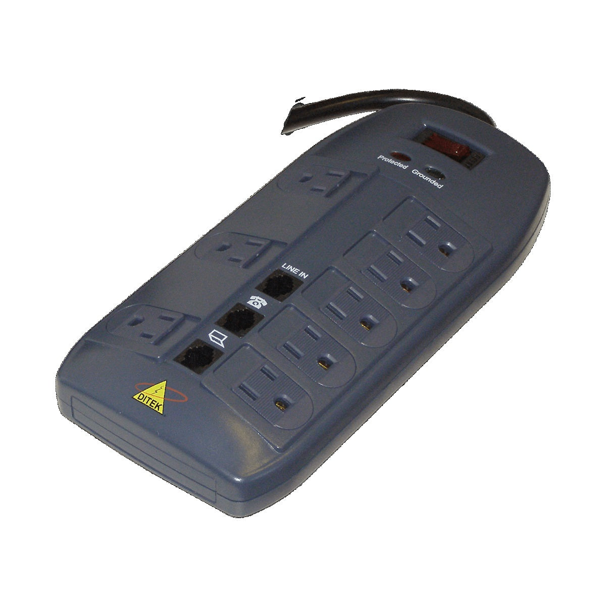 DITEK DTK-8FF 8-Outlet 120VAC Surge Protective Device