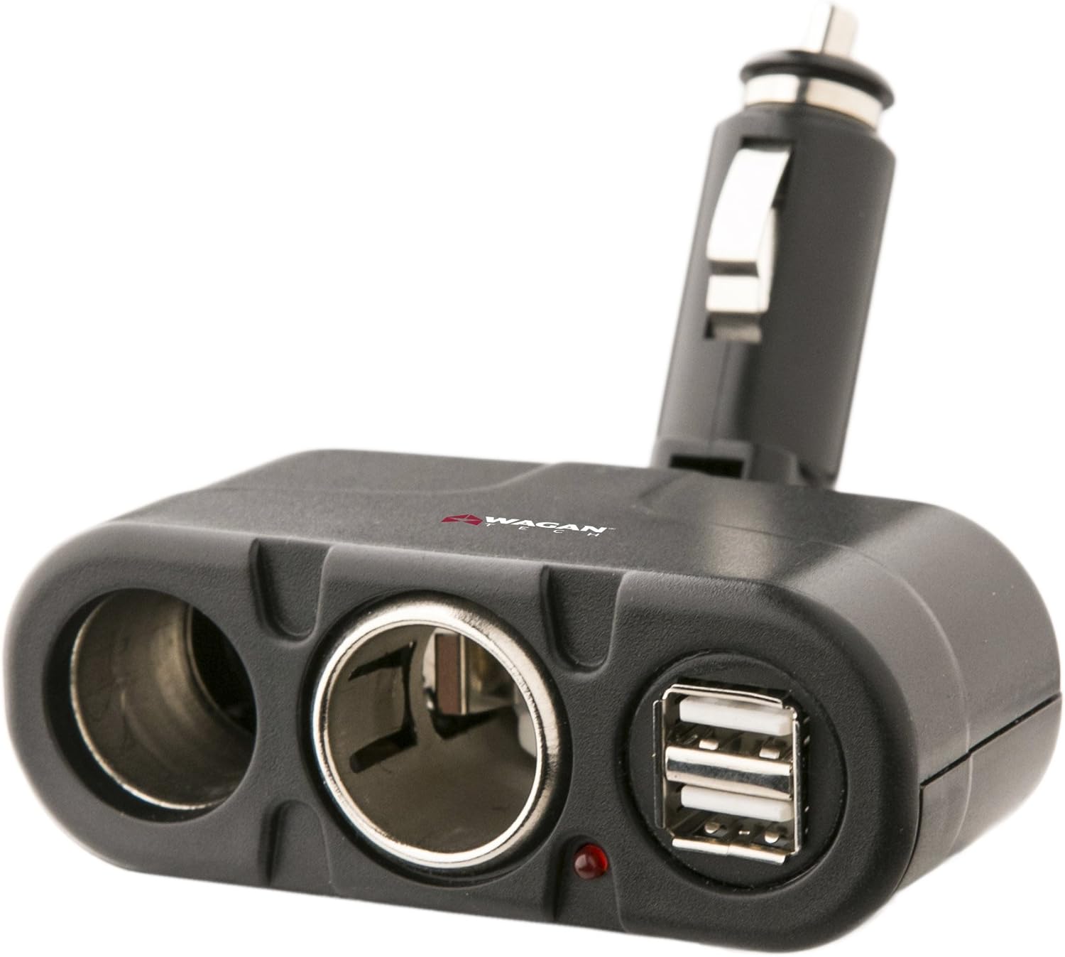 Wagan EL2438 Twin USB/DC Socket Traveler's Adapter