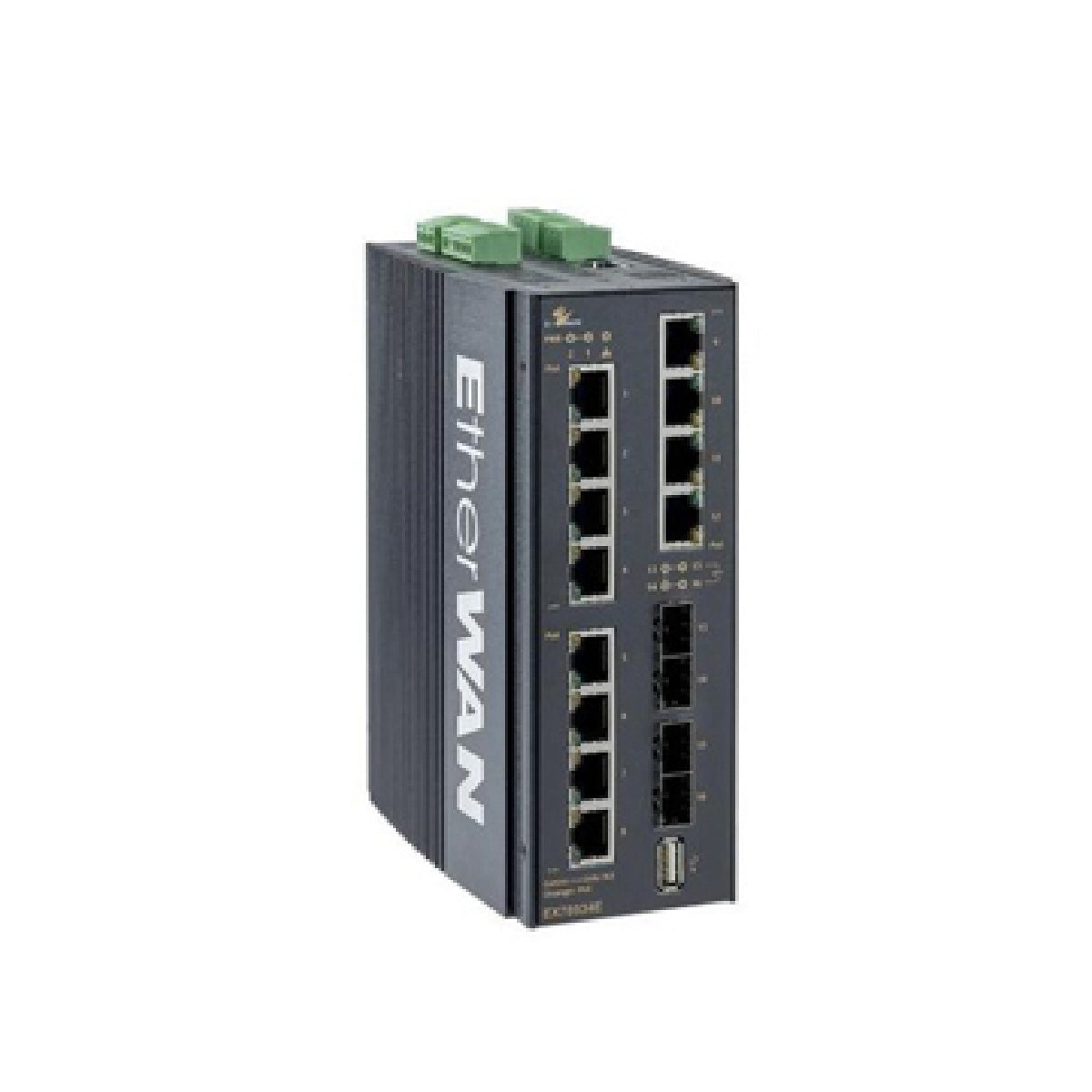 EtherWAN EX78922E-0VB Hardened Managed 10-Port PoE Switch
