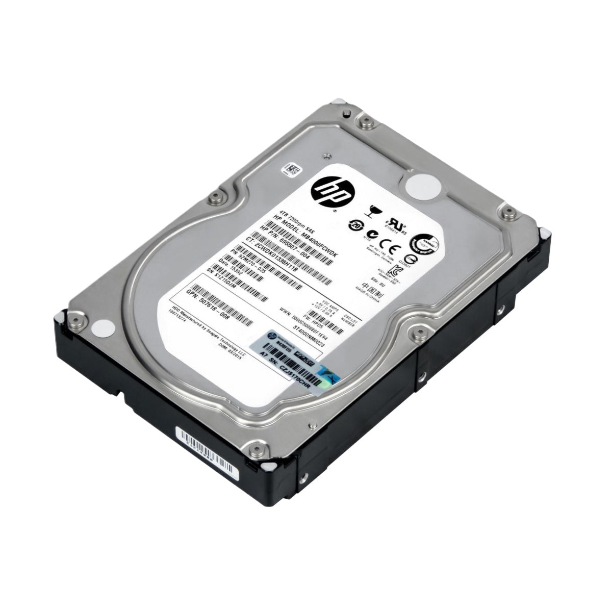 HP 4TB 7.2K RPM SAS 3.5 INCH (MB4000FCWDK)