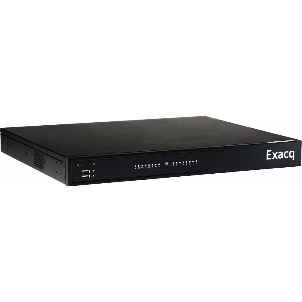 exacqVision IP02-02T-GP04 G-series 4 Port G-PoEServer, 2 IP, 2TB, Linux, Network Video Recorder