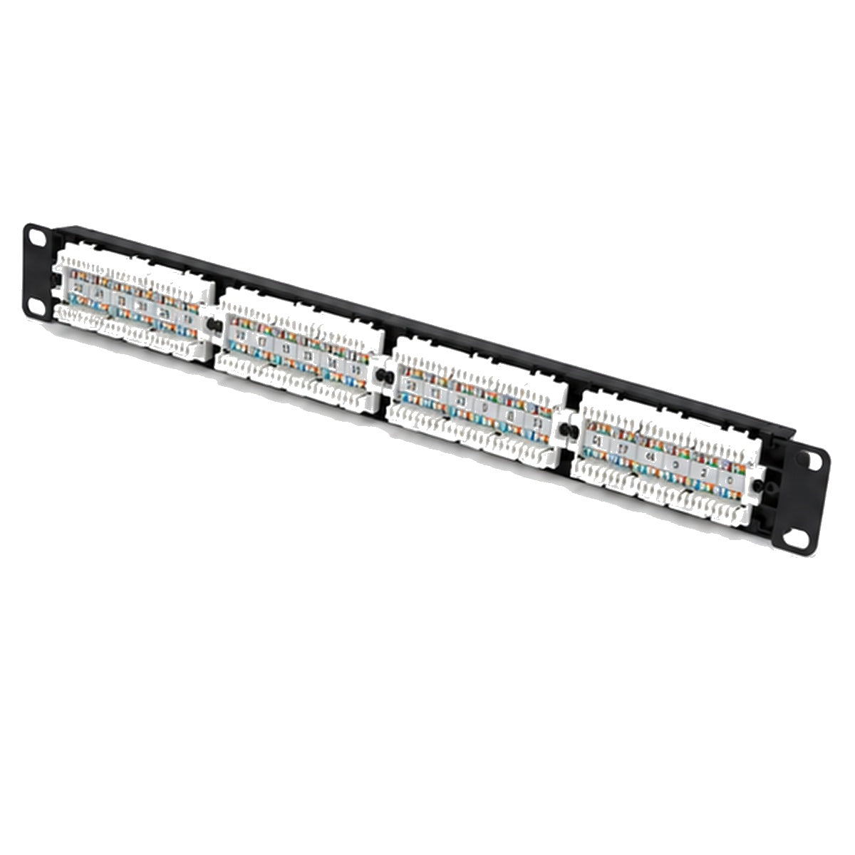 Black Box Connect JPM624A Economy Category 6 Universal Patch Panel - 24 Port