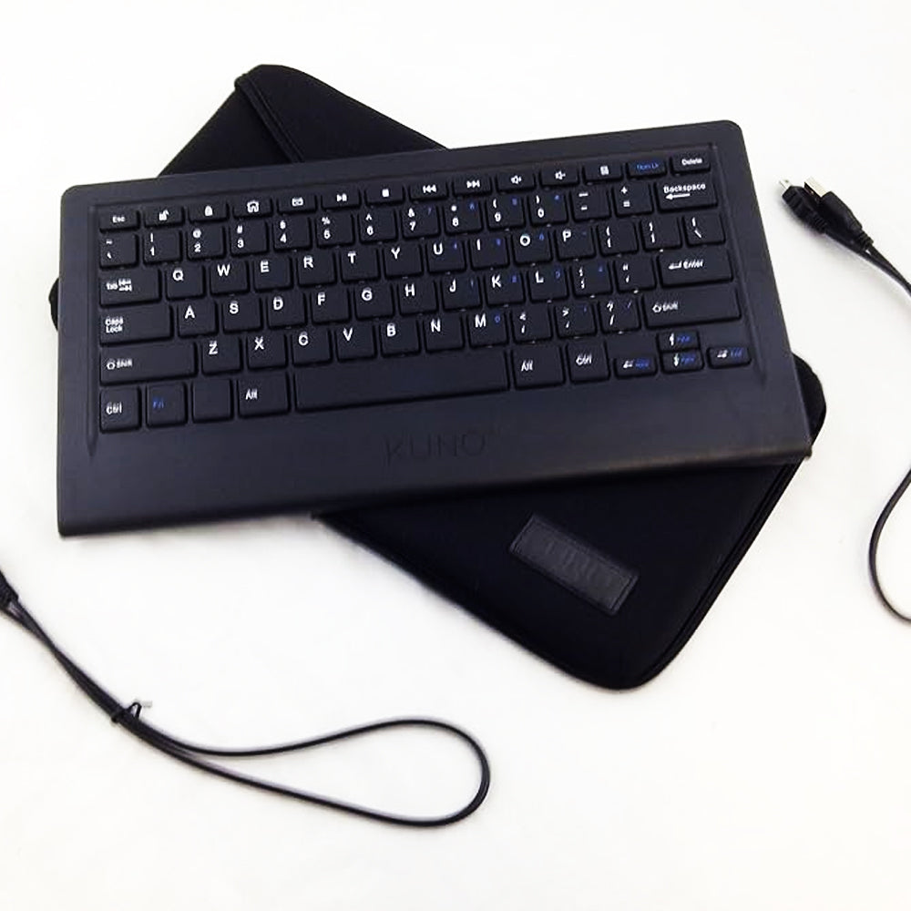 Kuno KUNO3 USB Keyboard 12.25" by 6.5" with Case