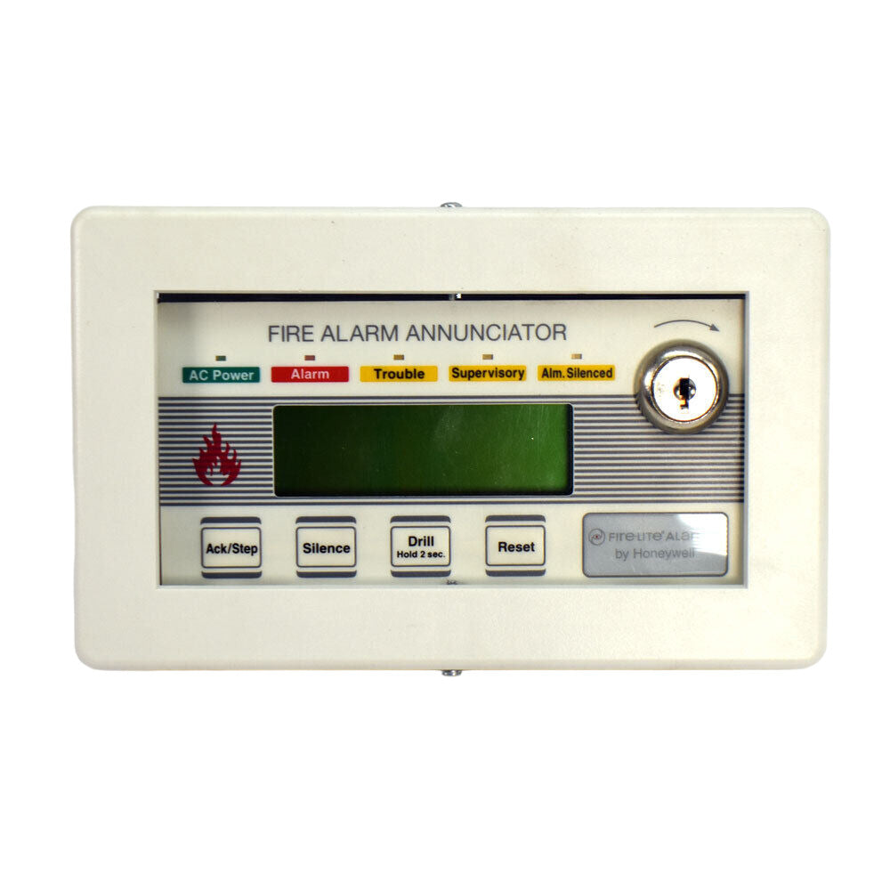 Fire-Lite LCD-80F 80-Character Backlit LCD Remote Fire Annunciator