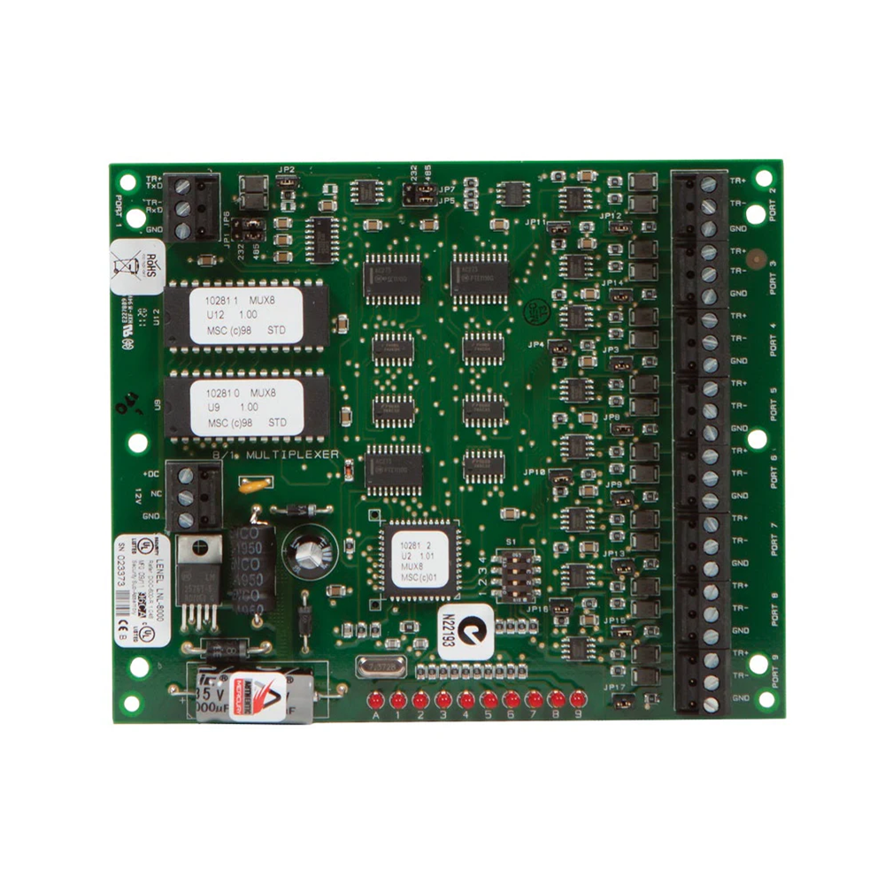 Lenel LNL-8000 8-Channel 12VDC Star Multiplexer Board