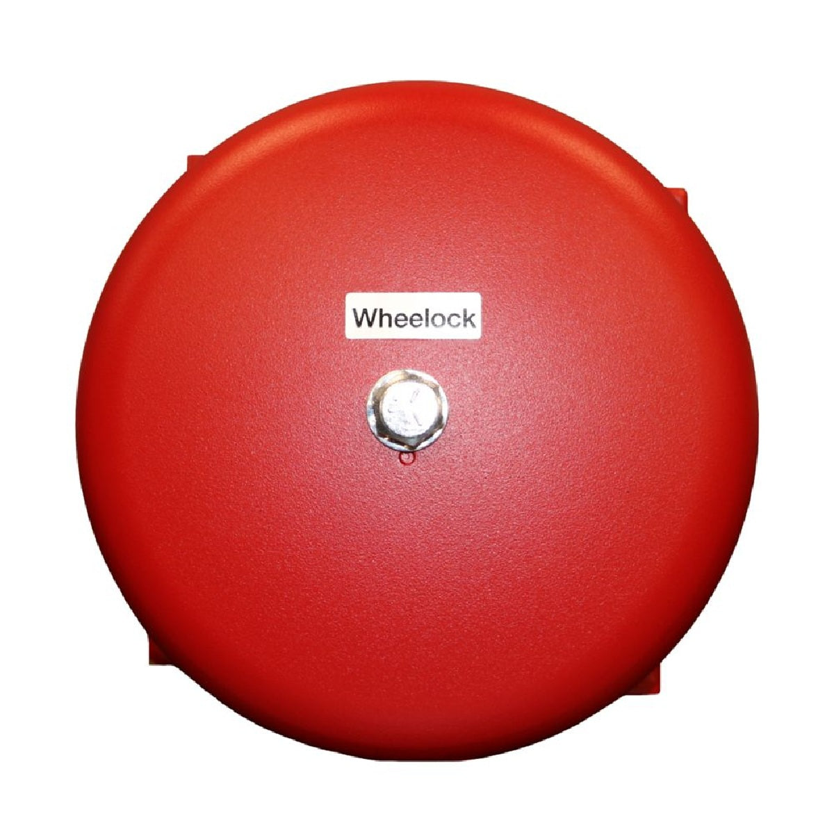 Wheelock MB-G6-24-R MB-Series Motor Bell, Red Housing, 6" Shell Size in 24 VDC, 92 dBA Sound Level, 0.03 Current, Aluminum with Textured Enamel Finish, Integral RFI Suppression_x000D_