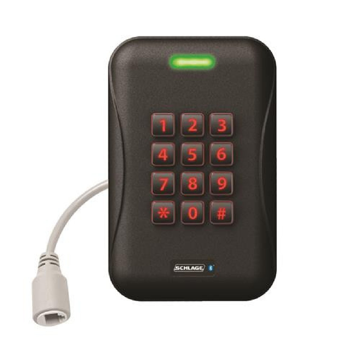 Schlage MTK15-485-BN Multi-Technology Reader with 485 output and Keypad - Single